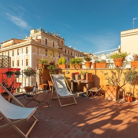 Bright And Comfy Terraced Apartment In Trastevere Řím Exteriér fotografie