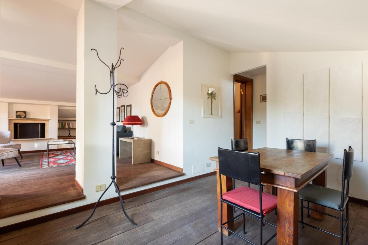 Bright And Comfy Terraced Apartment In Trastevere Řím Exteriér fotografie