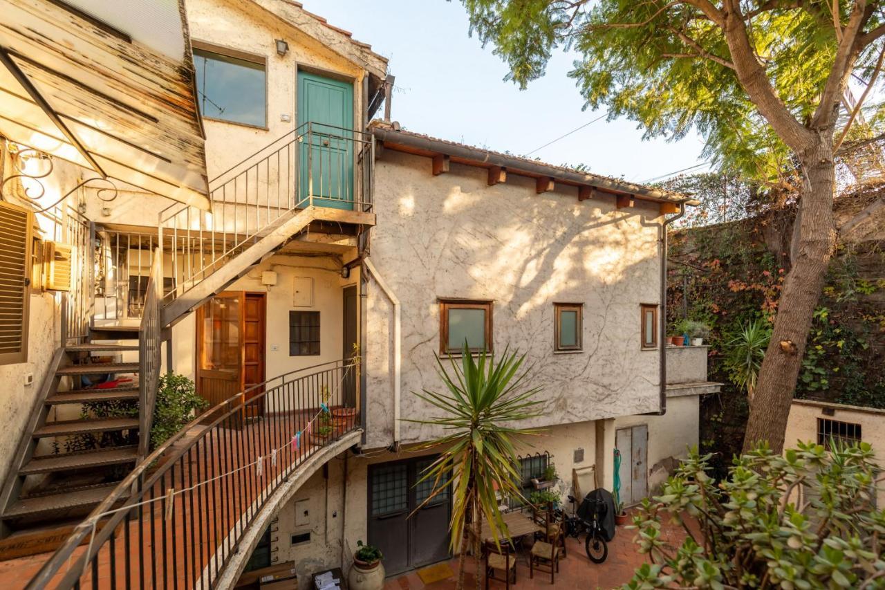 Bright And Comfy Terraced Apartment In Trastevere Řím Exteriér fotografie