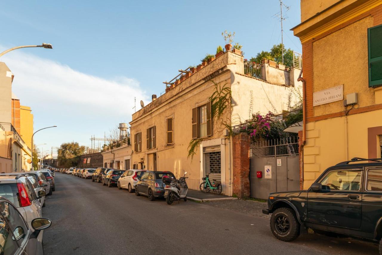 Bright And Comfy Terraced Apartment In Trastevere Řím Exteriér fotografie